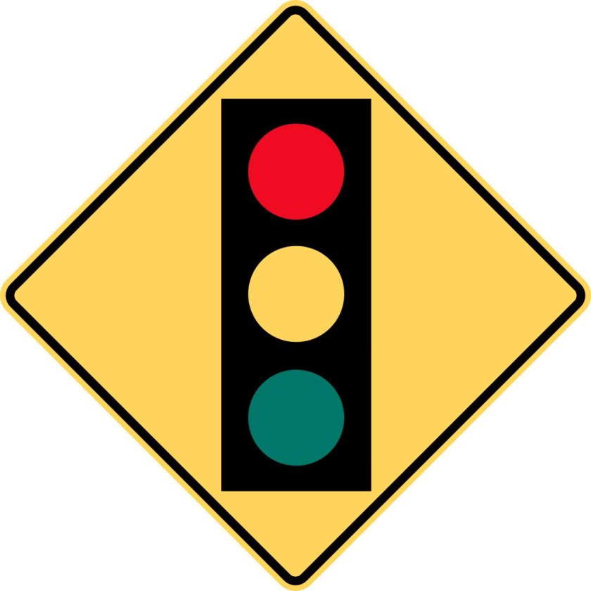 Значок светофора