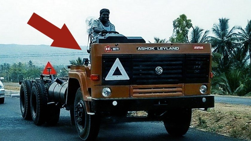 Индийский грузовик Ашок Лейланд