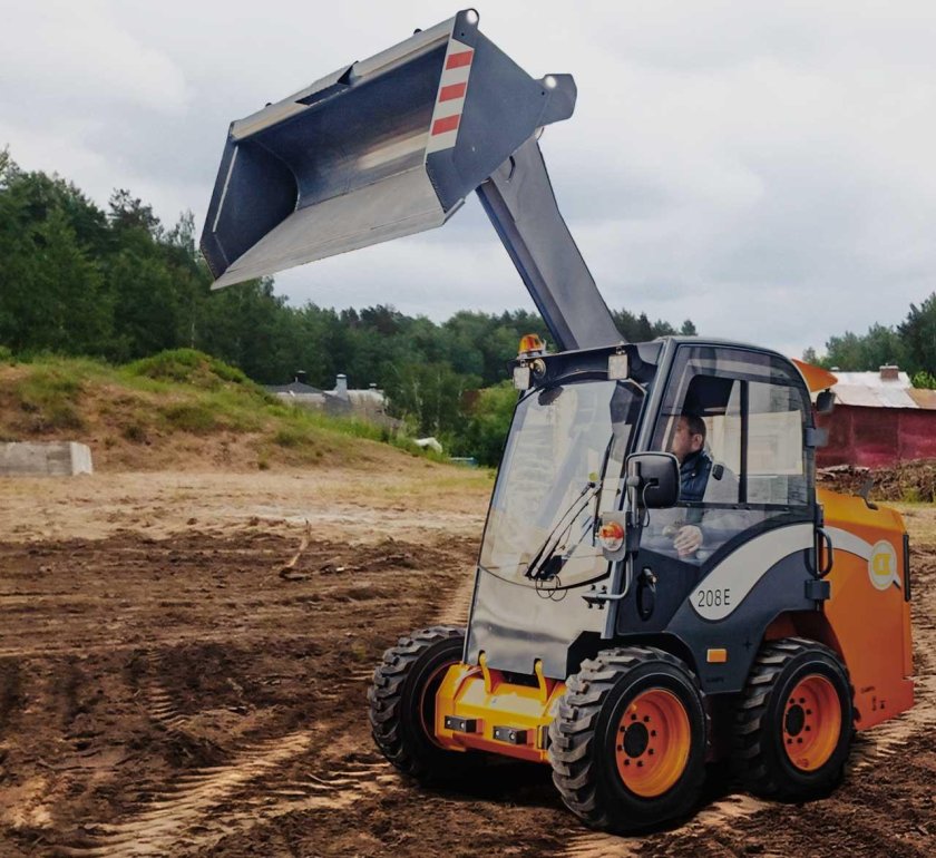 Погрузчик с бортовым поворотом Amkodor ws080