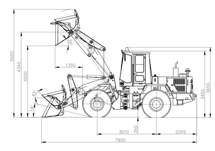 Погрузчик Амкодор 342в