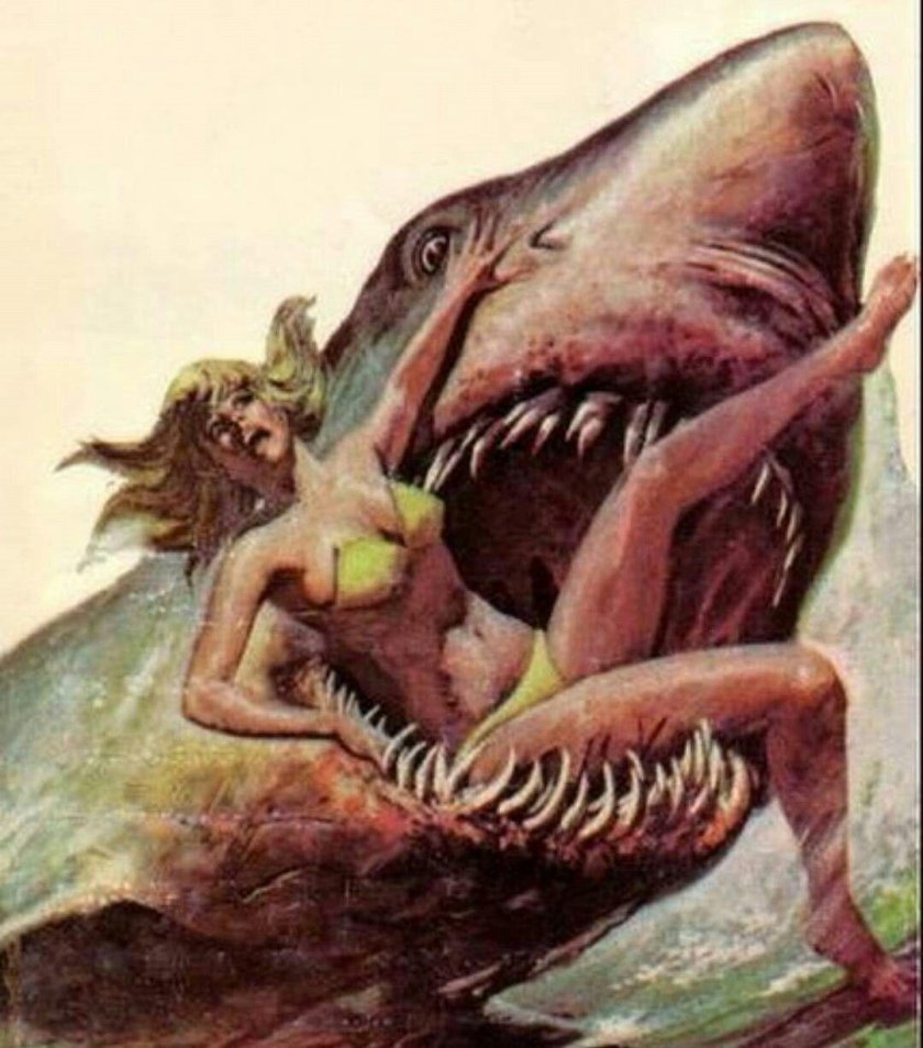 Картинки морские чудовища поедающие разных животных