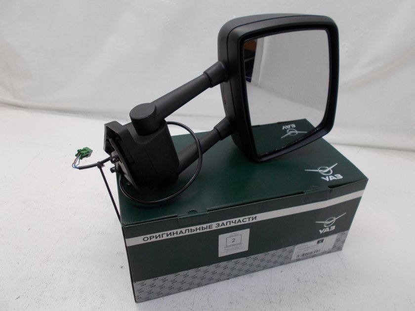 Зеркало УАЗ профи правое с подогревом