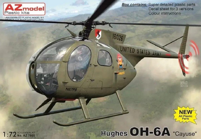 Hughes Oh 6 Cayuse вертолёты США