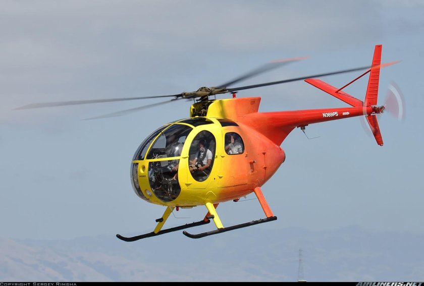 Вертолет Oh-6a Cayuse