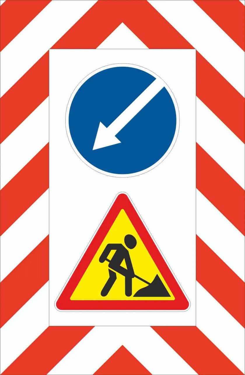 Временные дорожные знаки