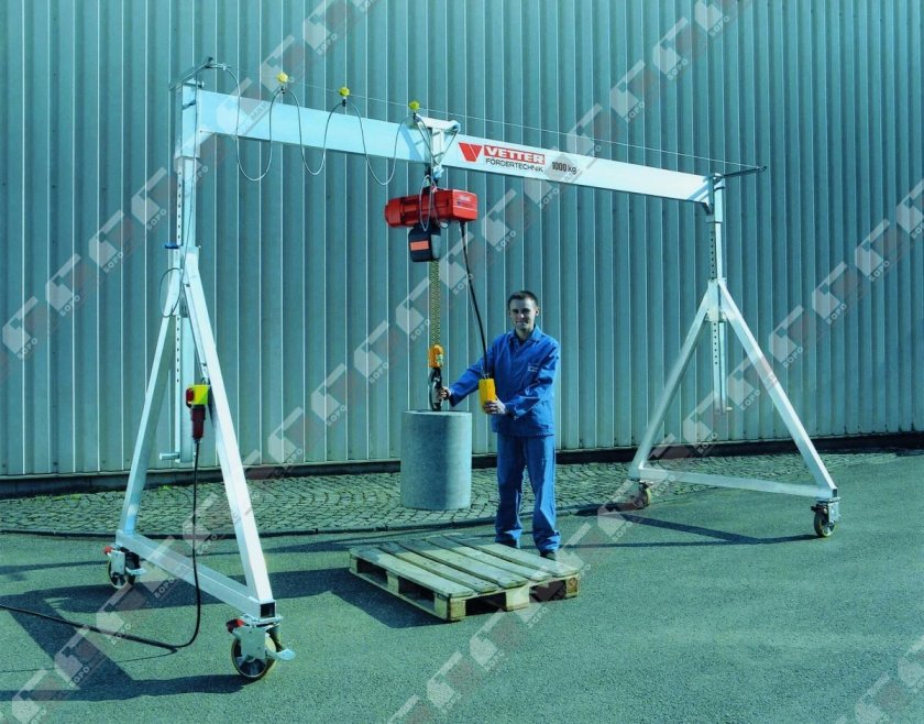 Кран козловой Tor sb0902 1 т 3,5 м пролет 2,4 м