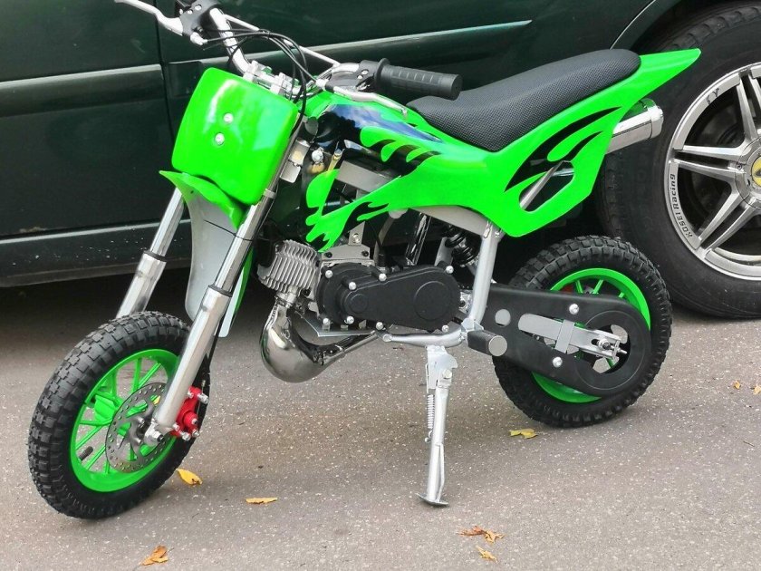 Мотоцикл для детей на бензине