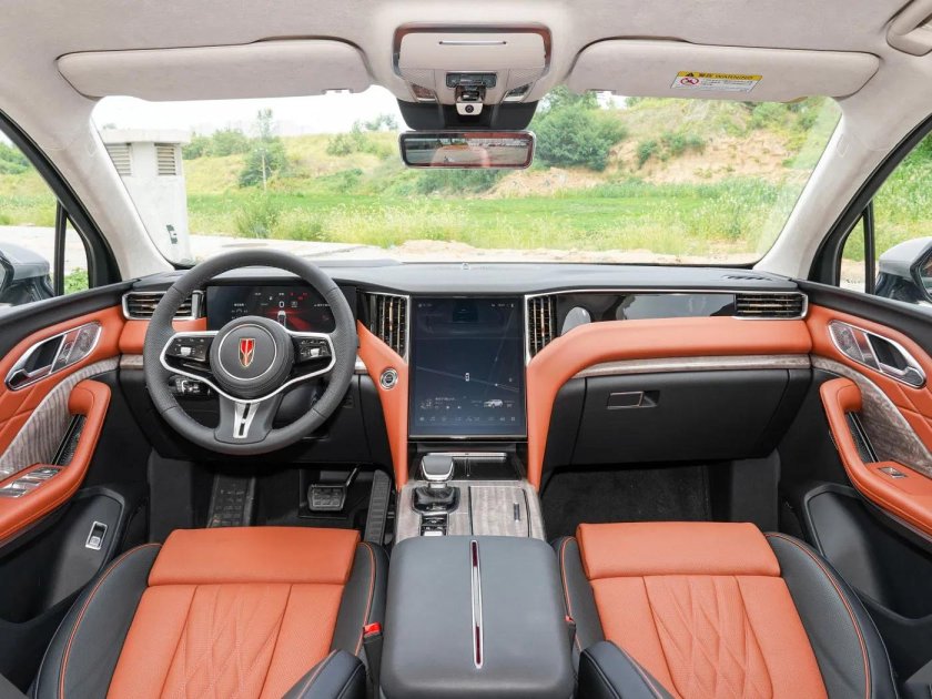 Hongqi hs7 интерьер