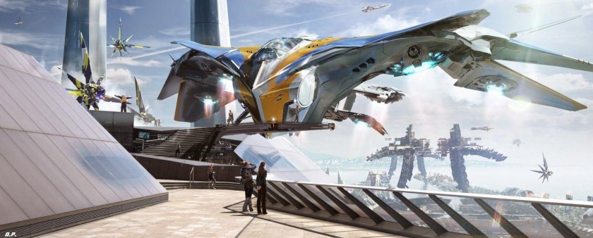 Корабль Милано из стражей Галактики