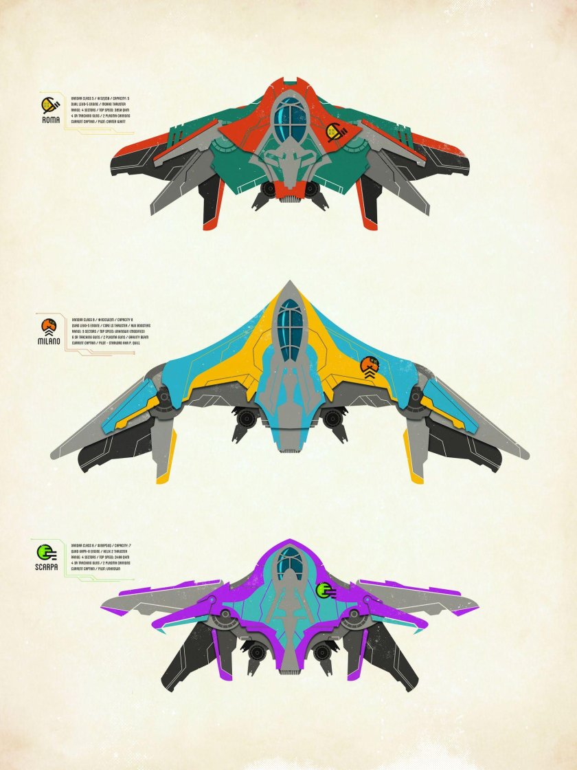 Милано корабль Питера Квилла