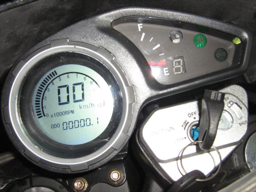 Приборная панель на Fighter TSR 250