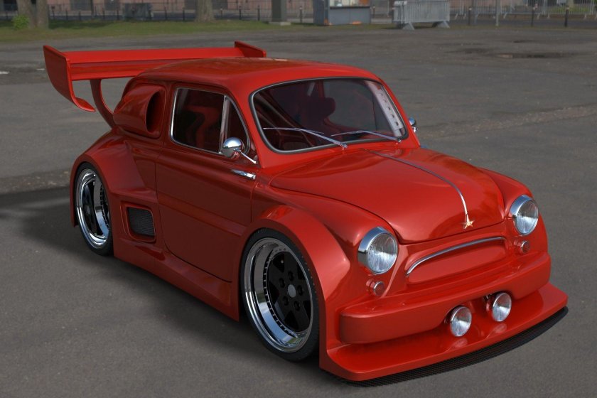 Тюнингованный запорожец