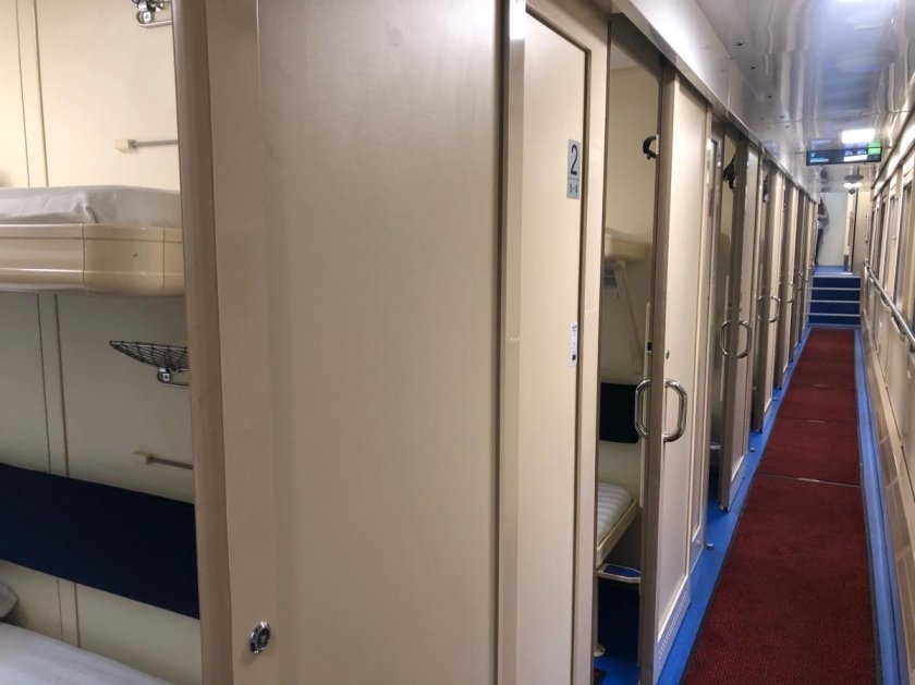 2 Этажный поезд Санкт-Петербург Мурманск