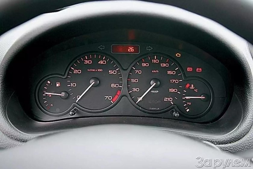 Приборка Пежо 206