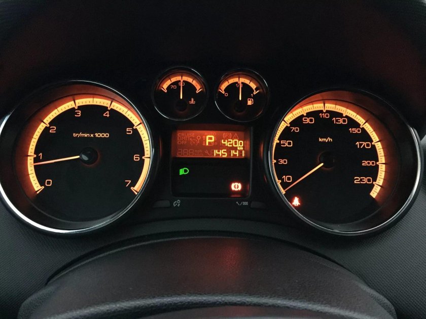 Панель пежо 308