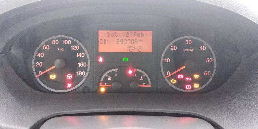 Peugeot Boxer панель приборов