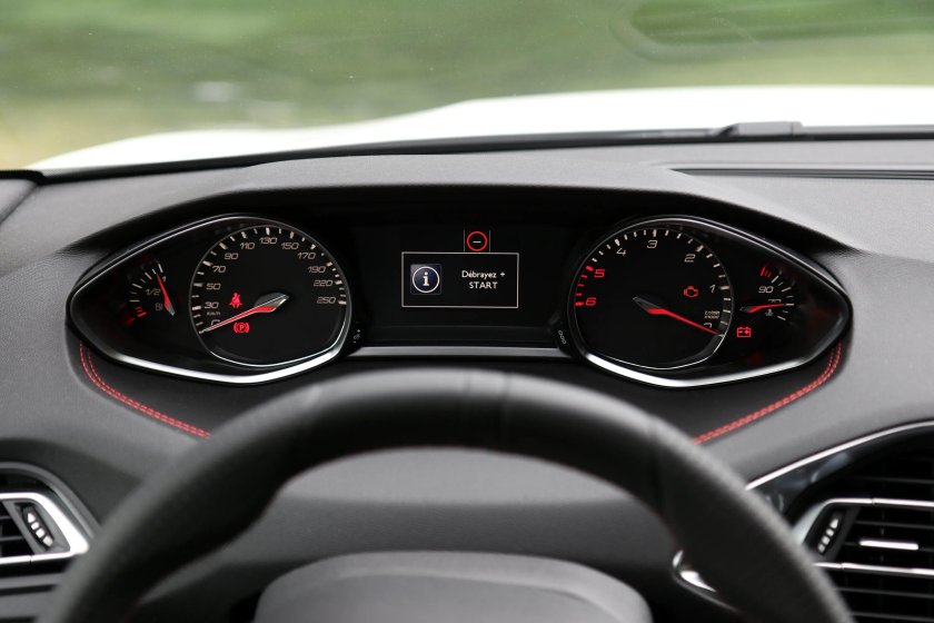 Цифровая приборная панель Пежо 308