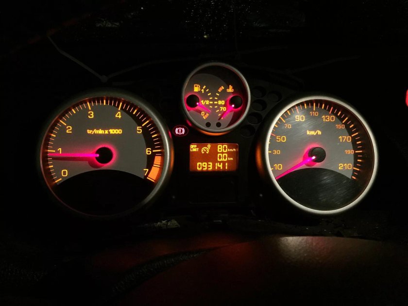 Панель приборов Пежо 206+