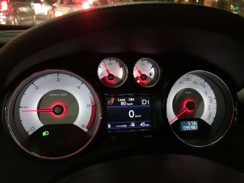 Цифровая приборная панель Пежо 308