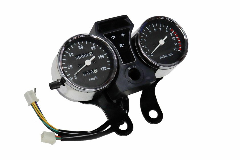 Щиток приборов Delta, Zodiak, ов-70 круглый, с тахометром электронным