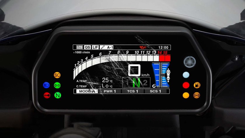 Приборная панель Yamaha r1 2020