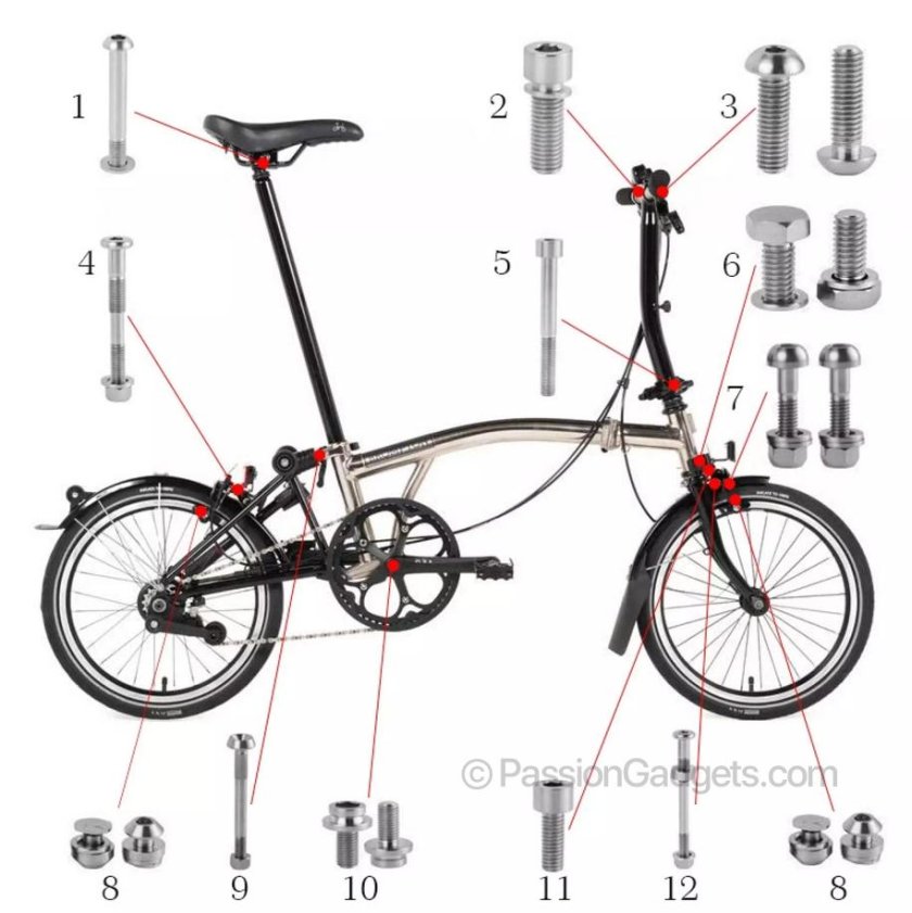 Болт для руля для велосипеда стелс