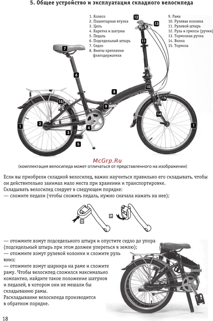 Схема сборки велосипеда стелс 510
