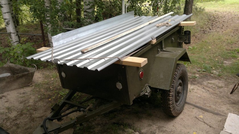 УАЗ прицеп ГАЗ 704