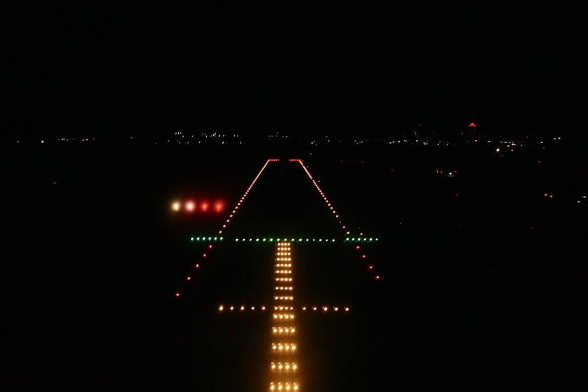 Глиссадные огни ВПП