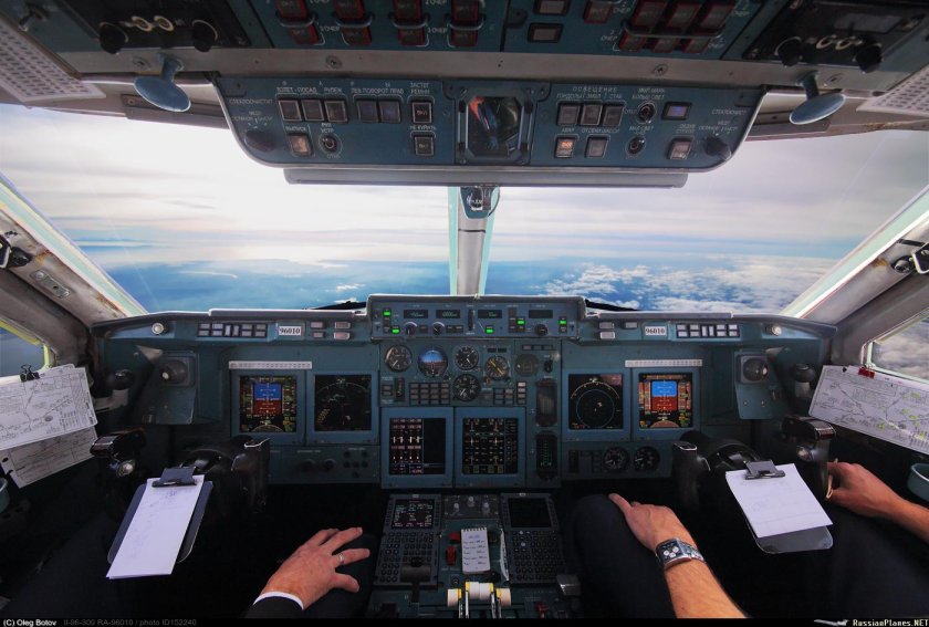 Ил 96 400 кабина