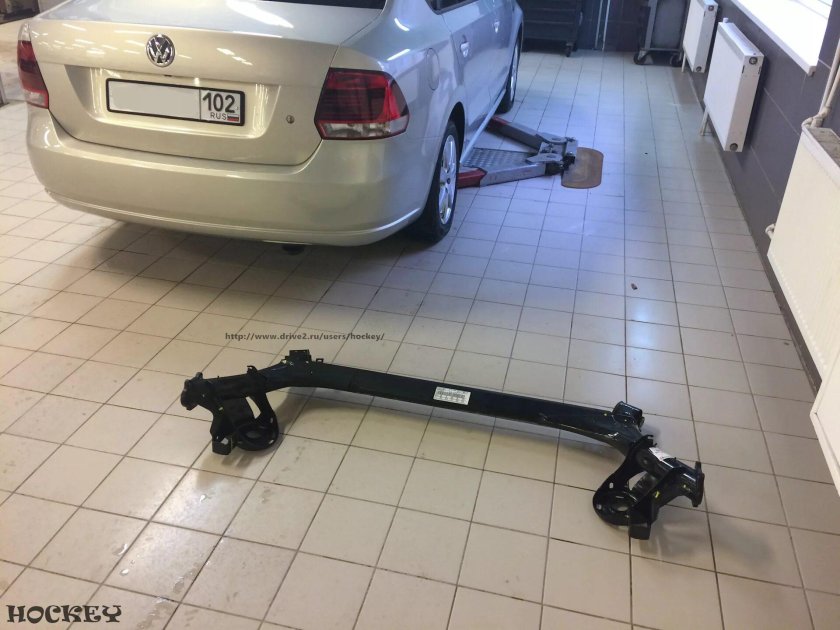 Балка задняя Фольксваген поло 2016