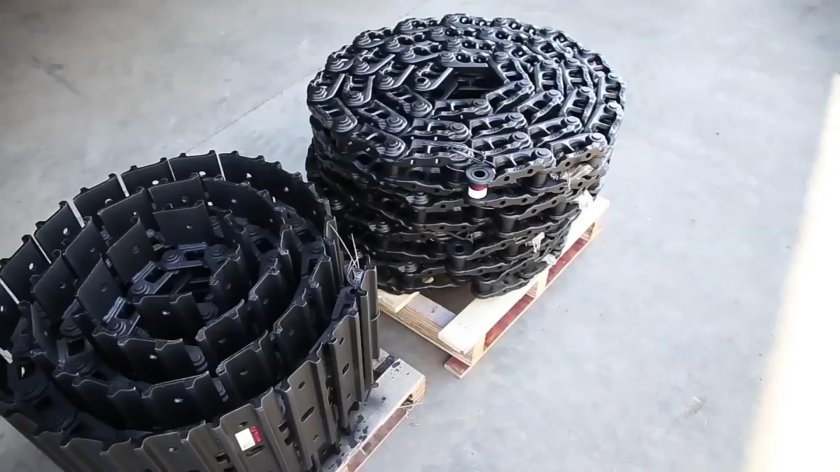 Гусеничная лента в сборе