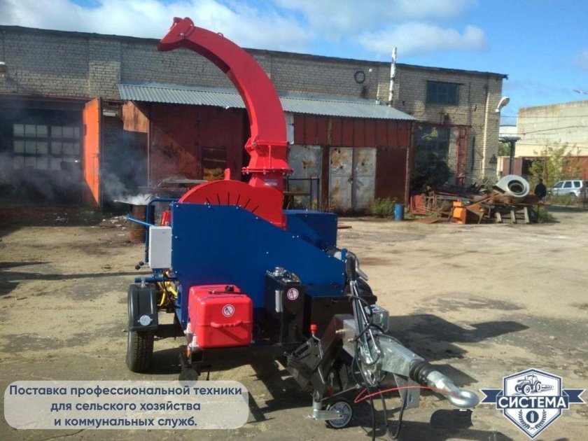 Прицепной измельчитель (рубительная машина модели прм200г