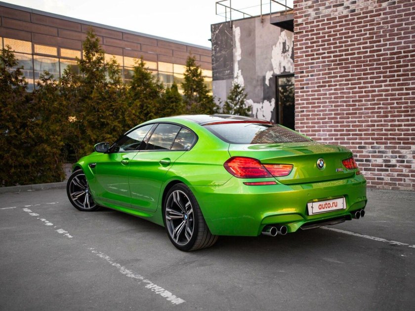 Bmw m6 зеленая