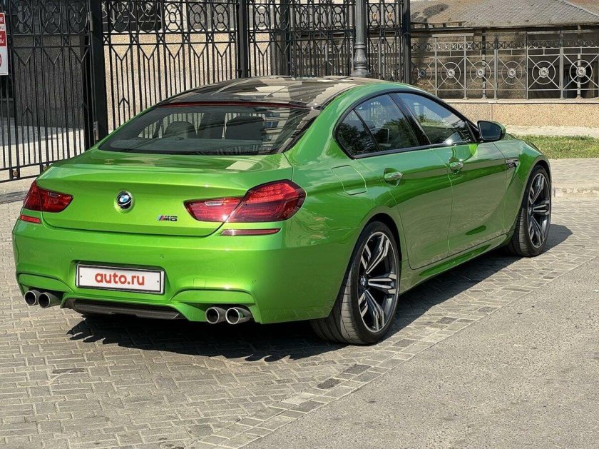 Bmw m6 зеленая