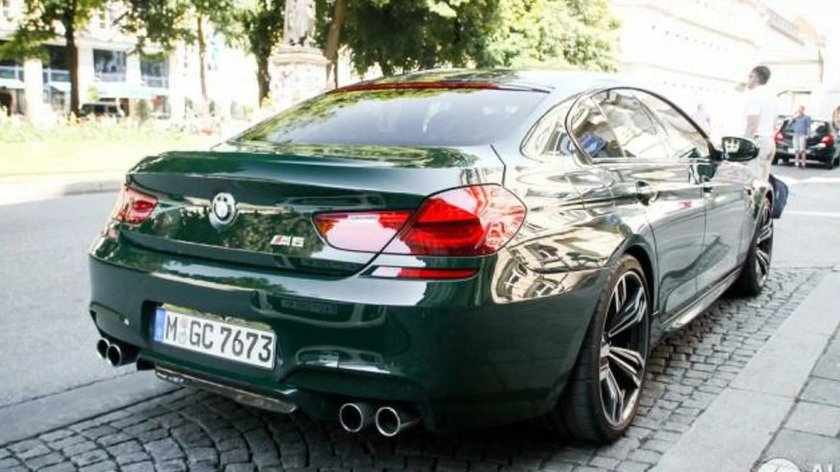 БМВ м6 зеленая