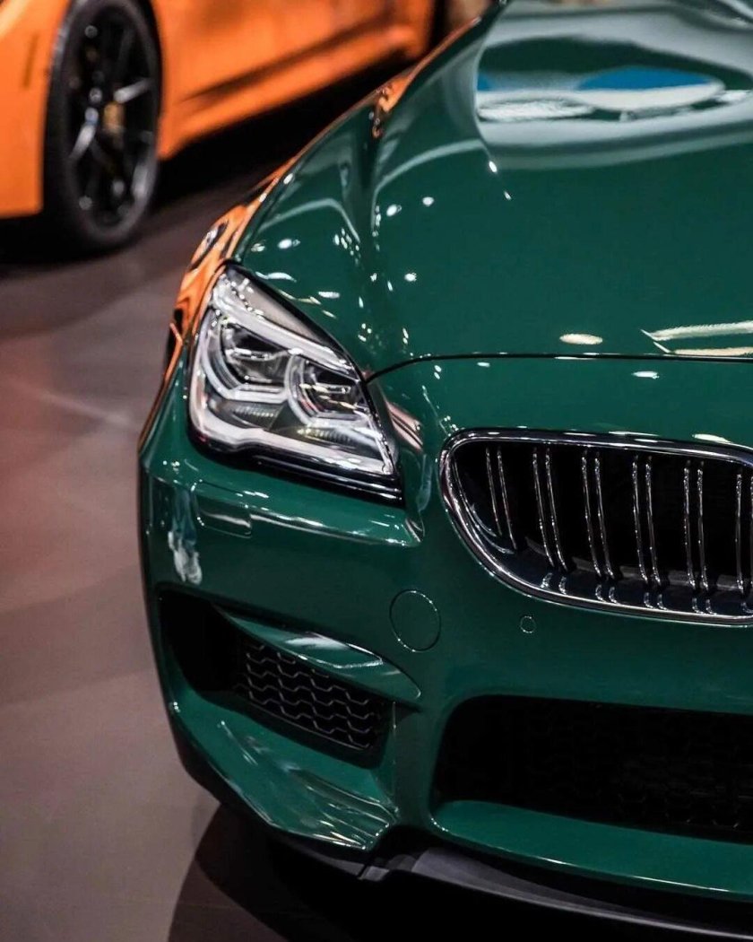 BMW m6 зеленая