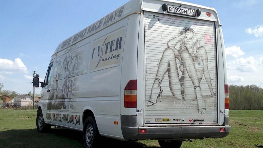 Наклейки на Мерседес Спринтер 906