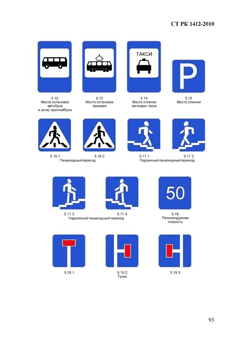 Дорожные знаки