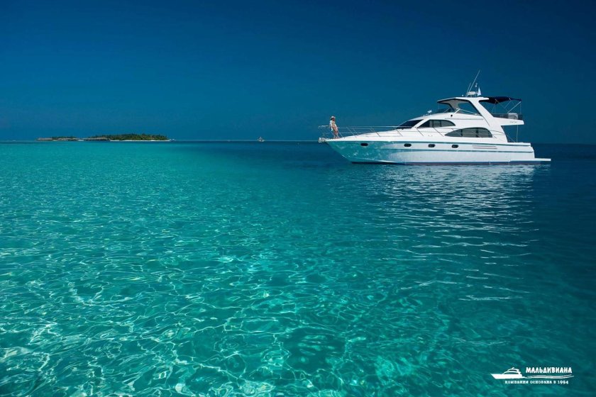 Мальдивы яхта Sunseeker