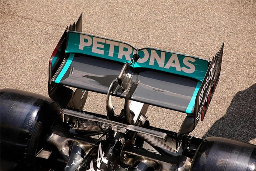 Заднее антикрыло формула 1