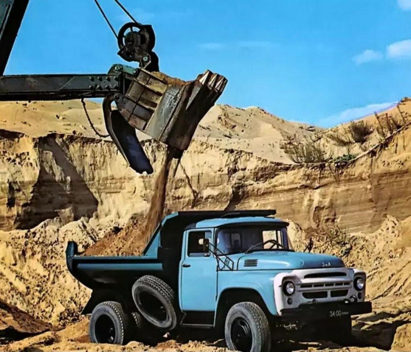 ЗИЛ 130 555 самосвал