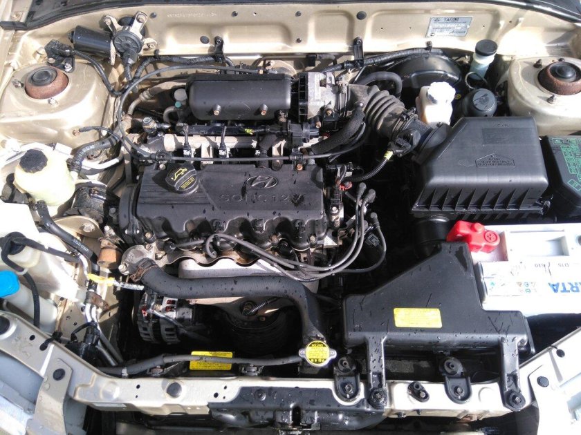 Двигатель Хендай акцент ТАГАЗ 1.5 16