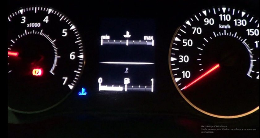 Значок температуры охлаждающей жидкости Рено