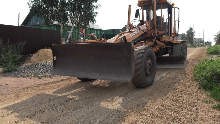 Грейдирование дороги