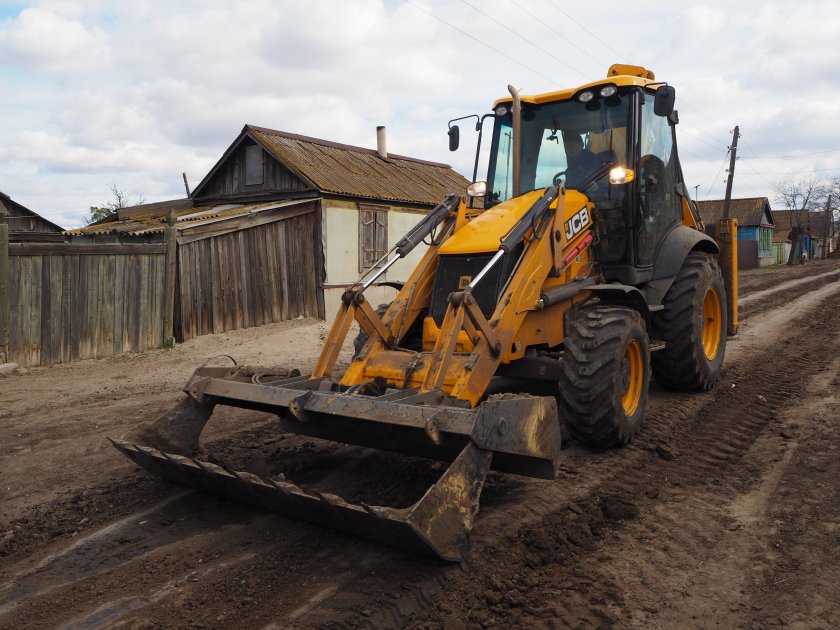 Грейдирование дороги