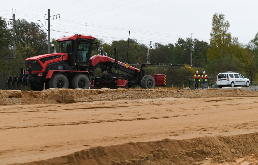 Строительство Западного моста в Твери