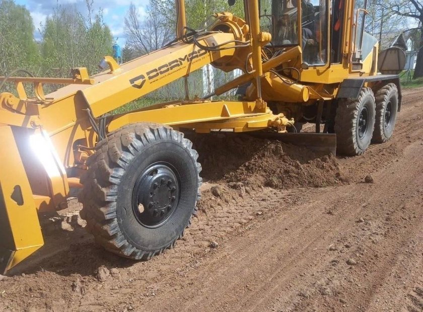 Дорога после грейдера