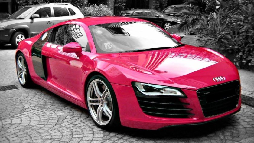Audi r8 Pink
