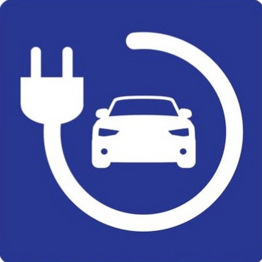 Знак зарядки электромобиля